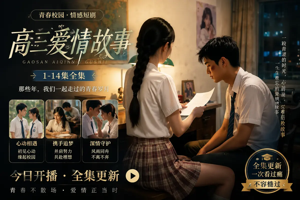 《高三爱情故事》if篇AI短剧蓝光修复中字版-未删减全集在线观看-青春校园爱情高清零卡顿-免费资源下载